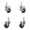 Service Caster 3 Inch High Temp Glass Filled Nylon 7/8 Inch Square Stem Caster Brakes SCC, 2PK SCC-SQ20S314-GFNSHT-TLB-78-2-S-2 - alternate 4